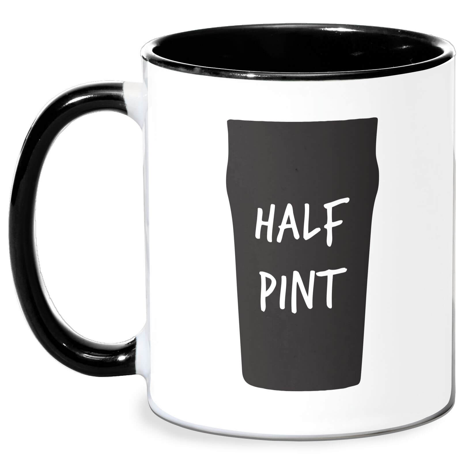 Half Pint Mug - White/Black