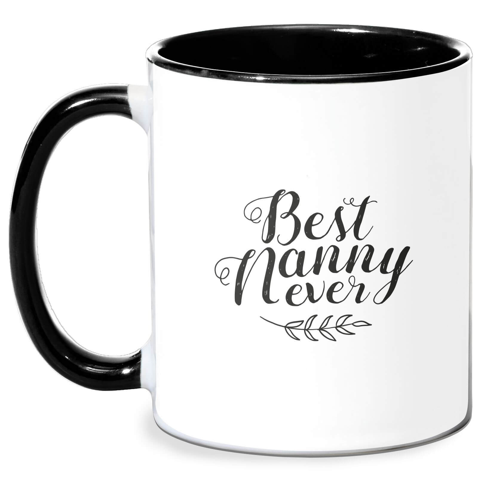 Best Nanny Ever Mug - White/Black