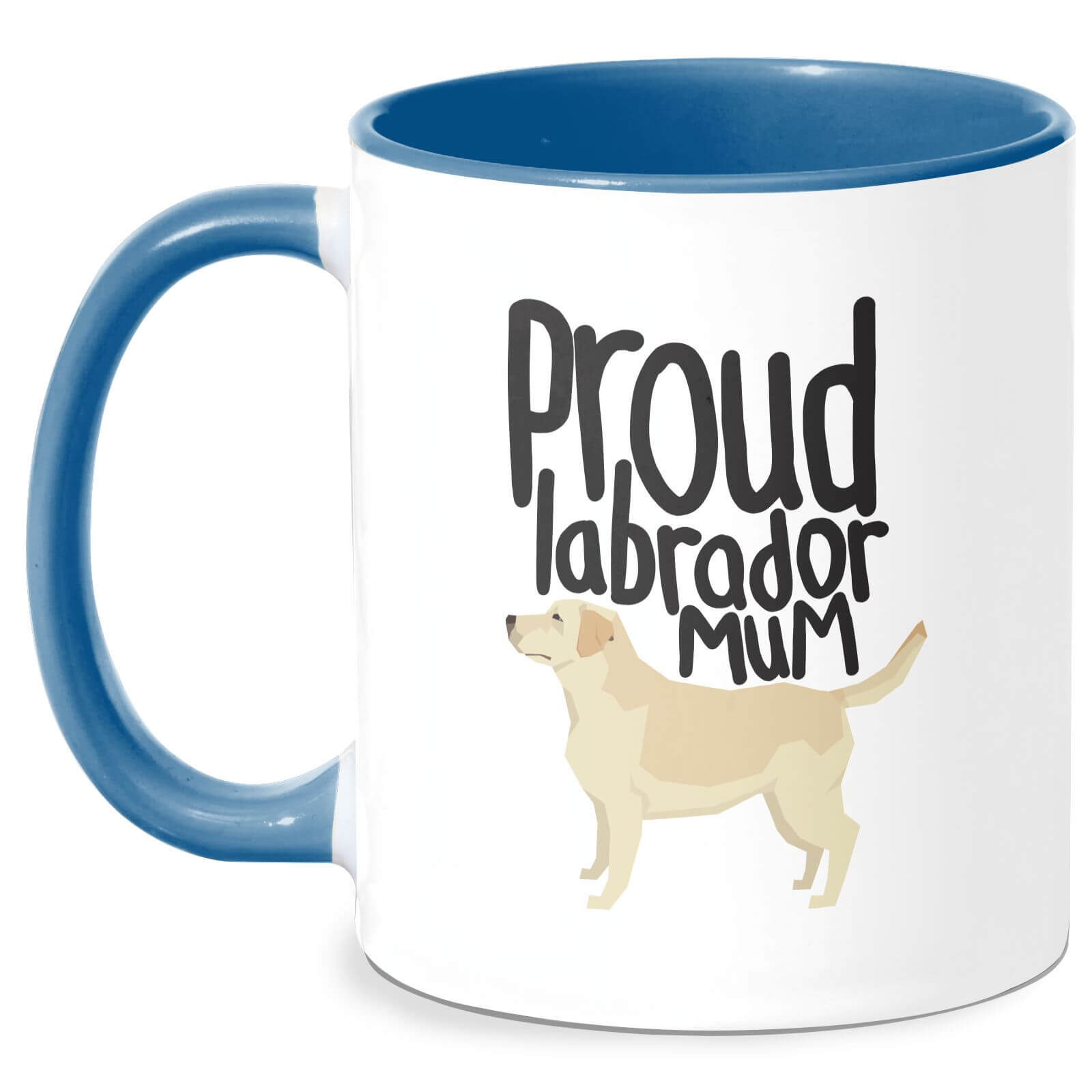 Proud Labrador Mum Mug - White/Blue