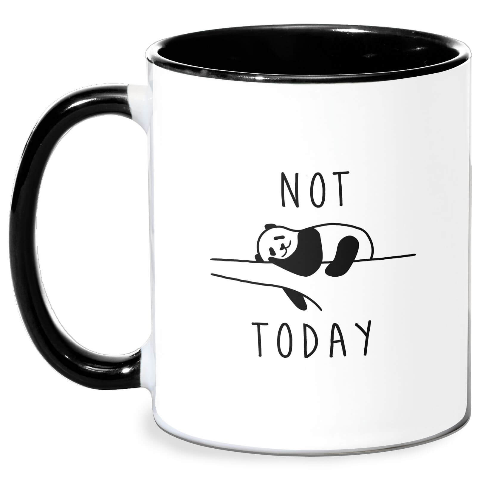 Not Today Mug - White/Black