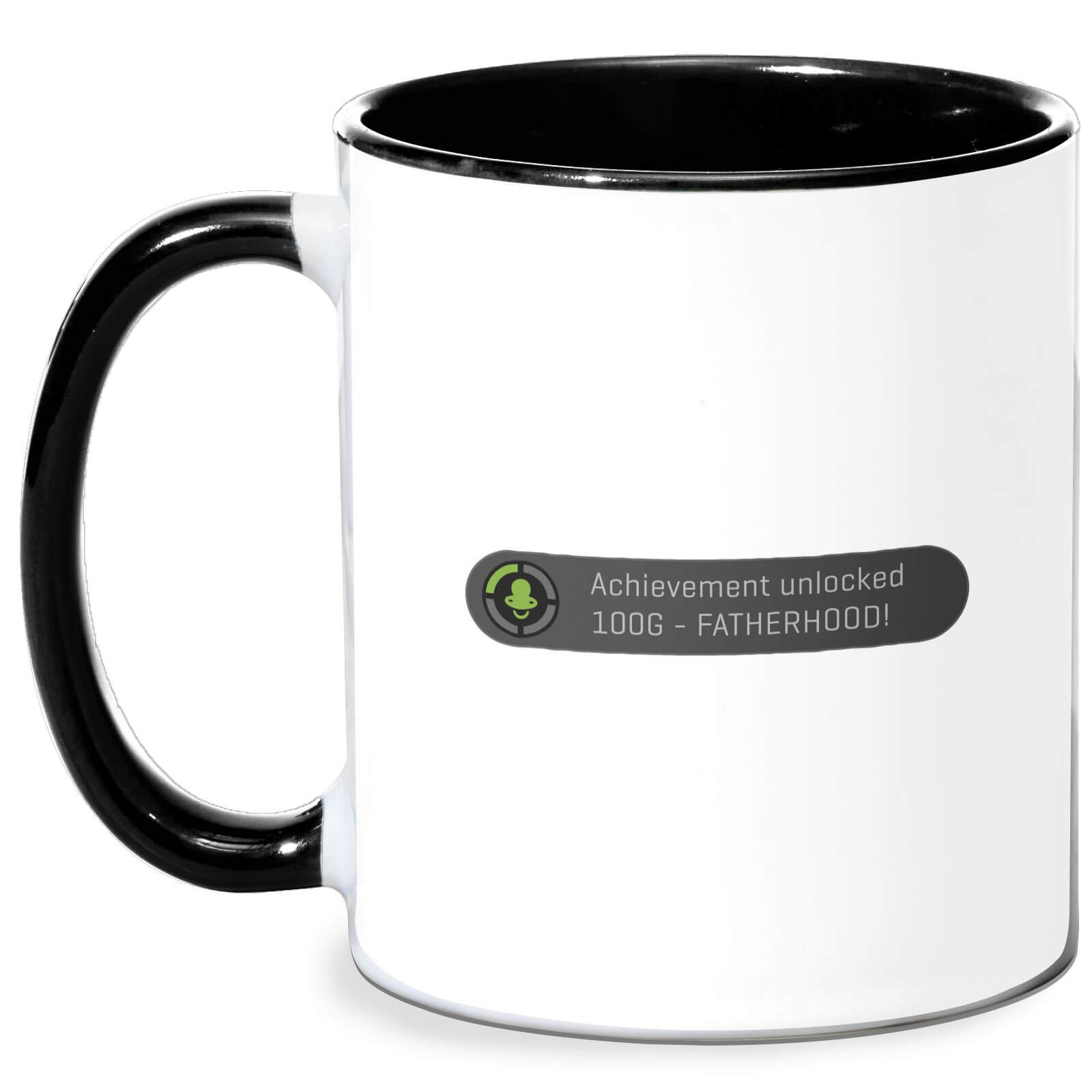 Achievement Unlocked -Fatherhood Mug - White/Black