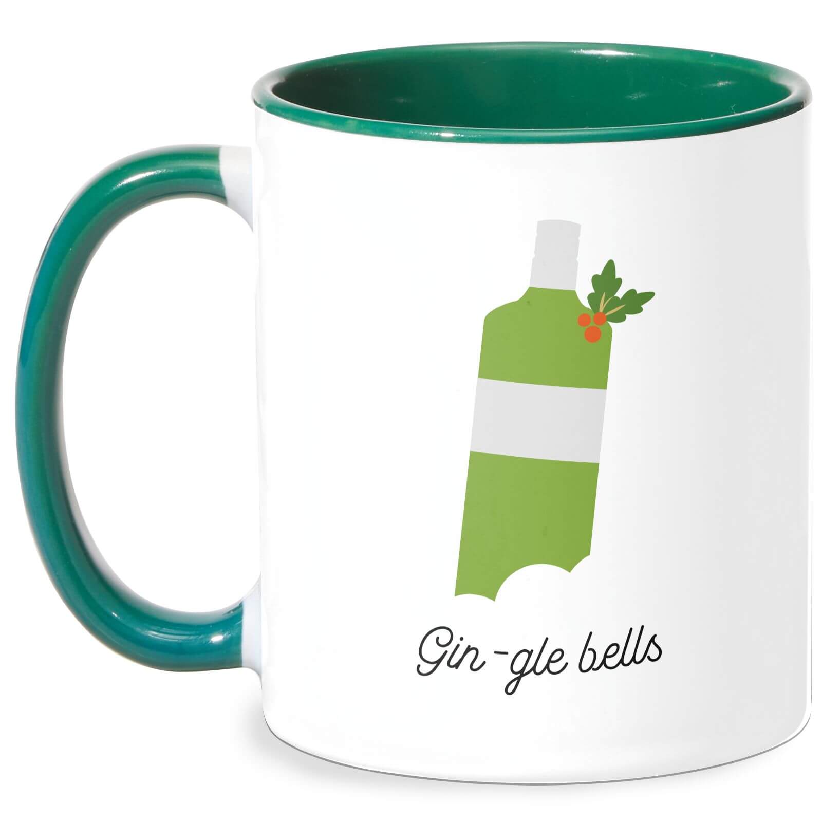 Gin-gle Bells Mug - White/Green