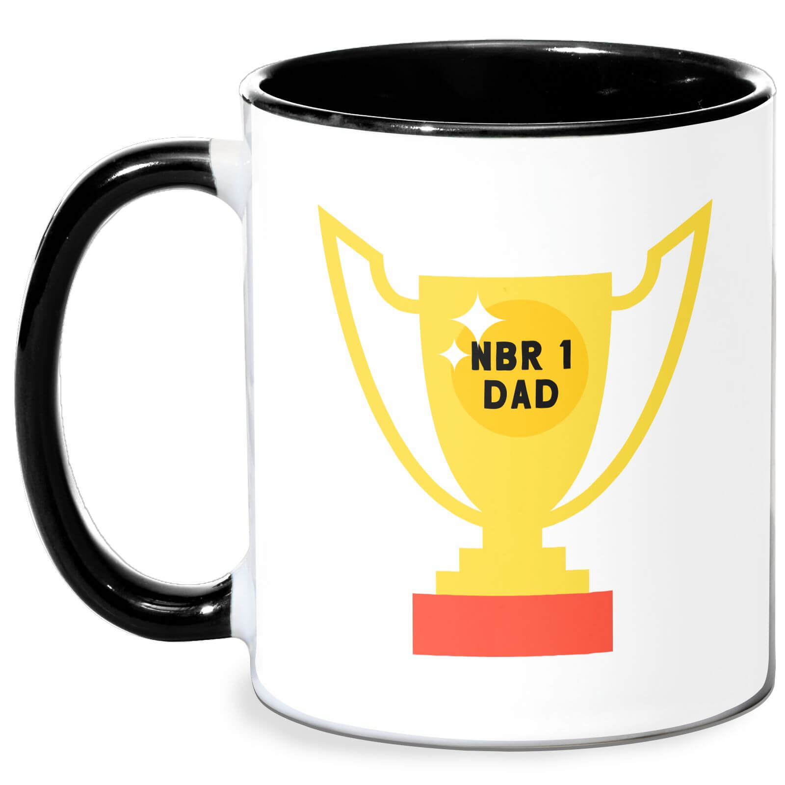 Nbr 1 Dad Cup Mug - White/Black