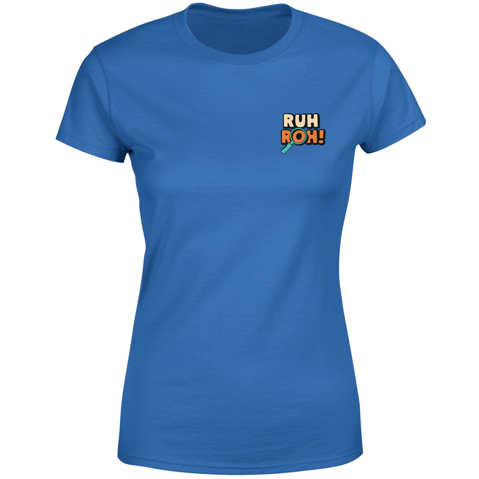 T-Shirt Ruh-Roh! Pocket - Blu - Donna - L - Royal Blue
