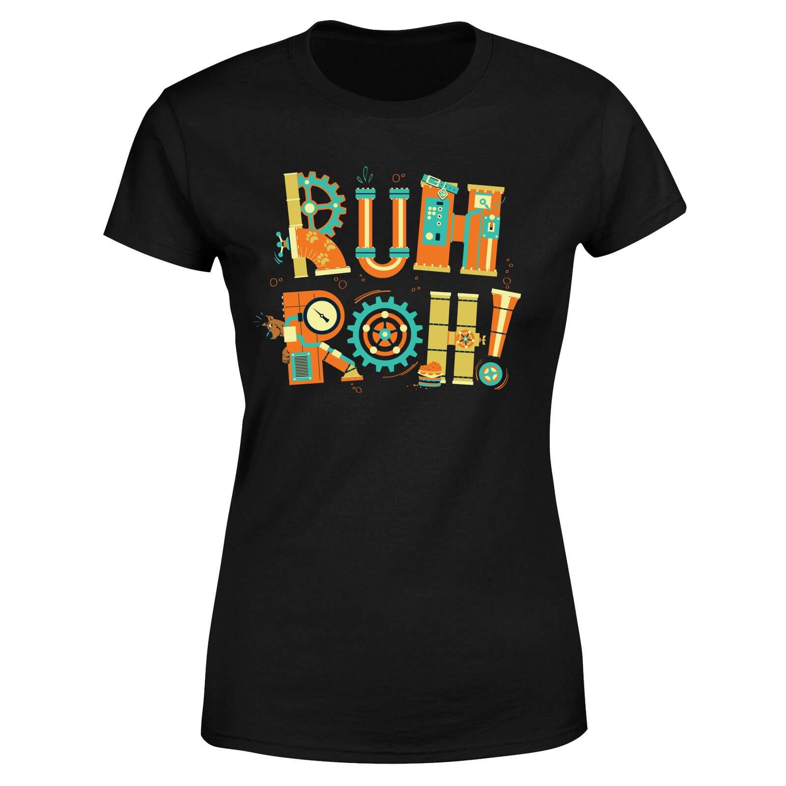 T-Shirt Ruh-Roh! Clockwork - Nero - Donna - XXL - Nero