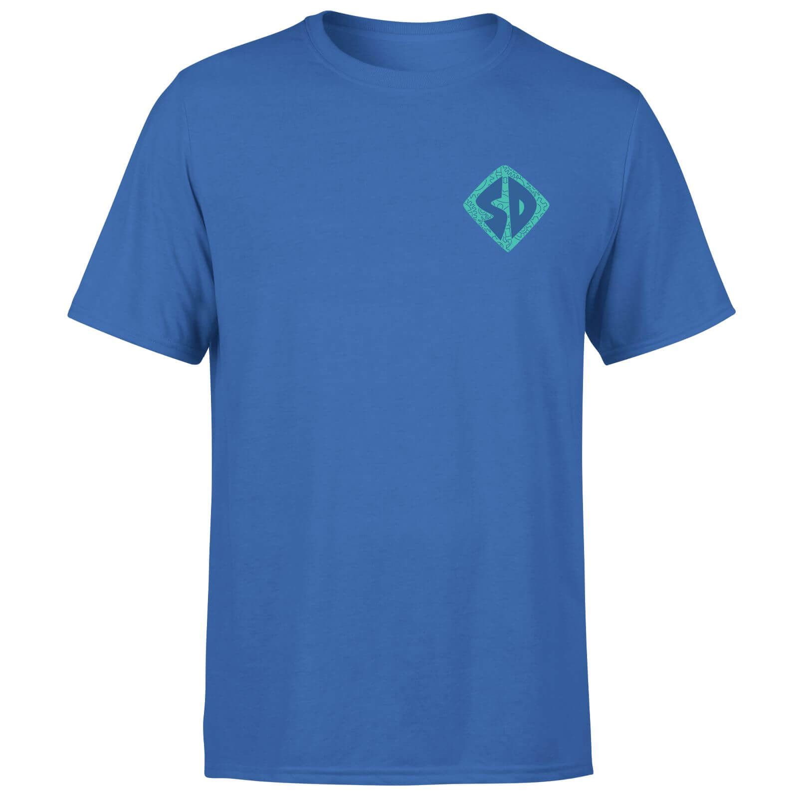 Image of Scooby-Doo Logo Men's T-Shirt - Royal Blue - XL - Royal Blue