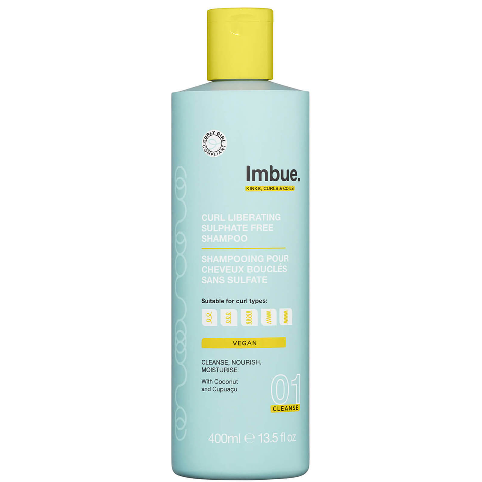 Click to view product details and reviews for Imbue Curl Liberating Sulphate Free Shampoo 400ml.