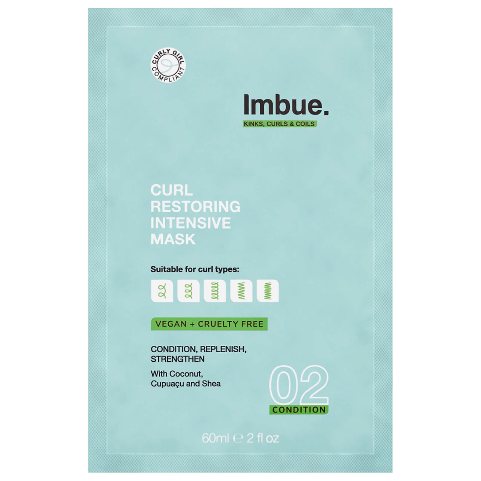 Imbue Curl Restoring Intensive Mask Sachet 2.03 fl. oz