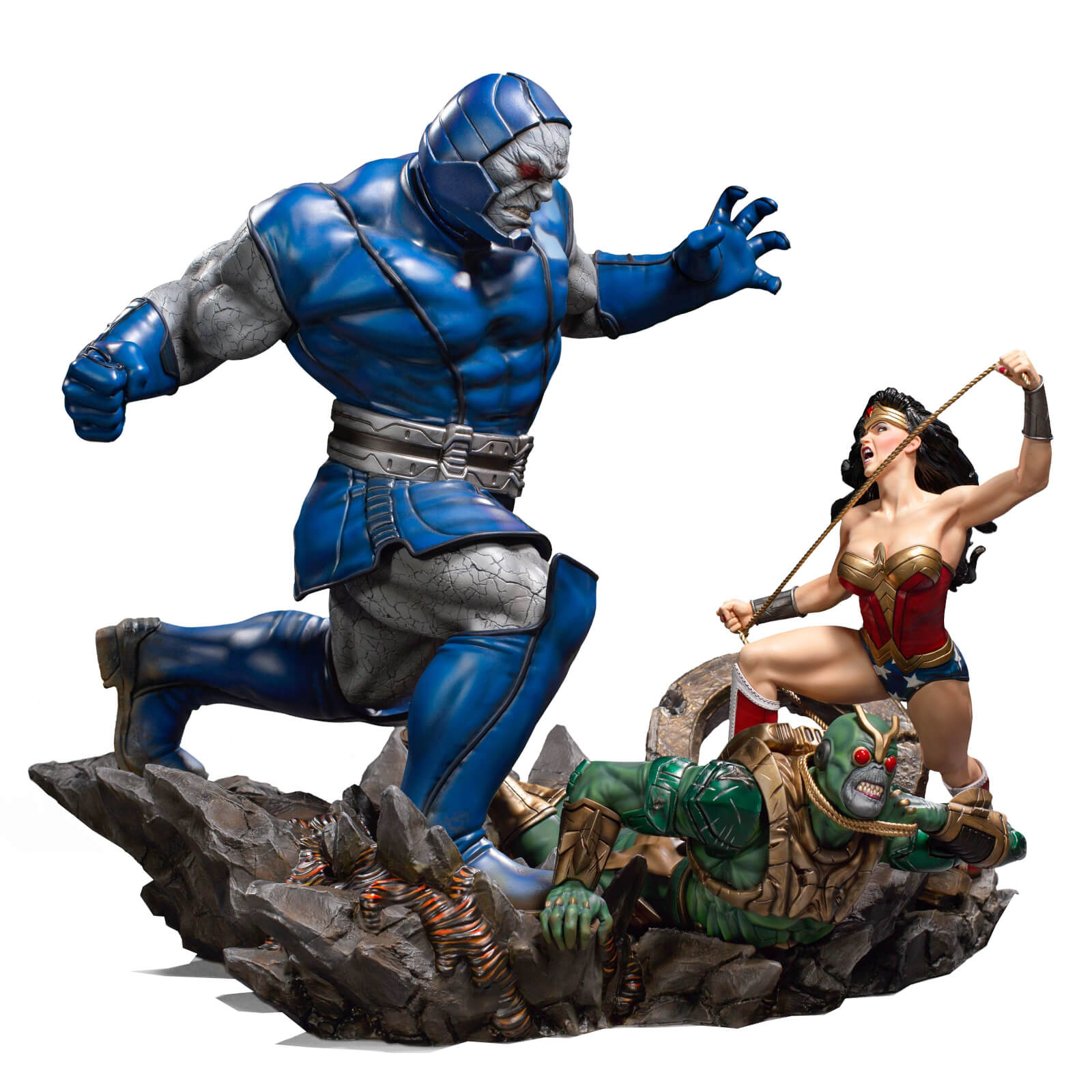 Click to view product details and reviews for Iron Studios Dc Comics Diorama 1 6 Wonder Woman Vs Darkseid By Ivan Reis 54 Cm.