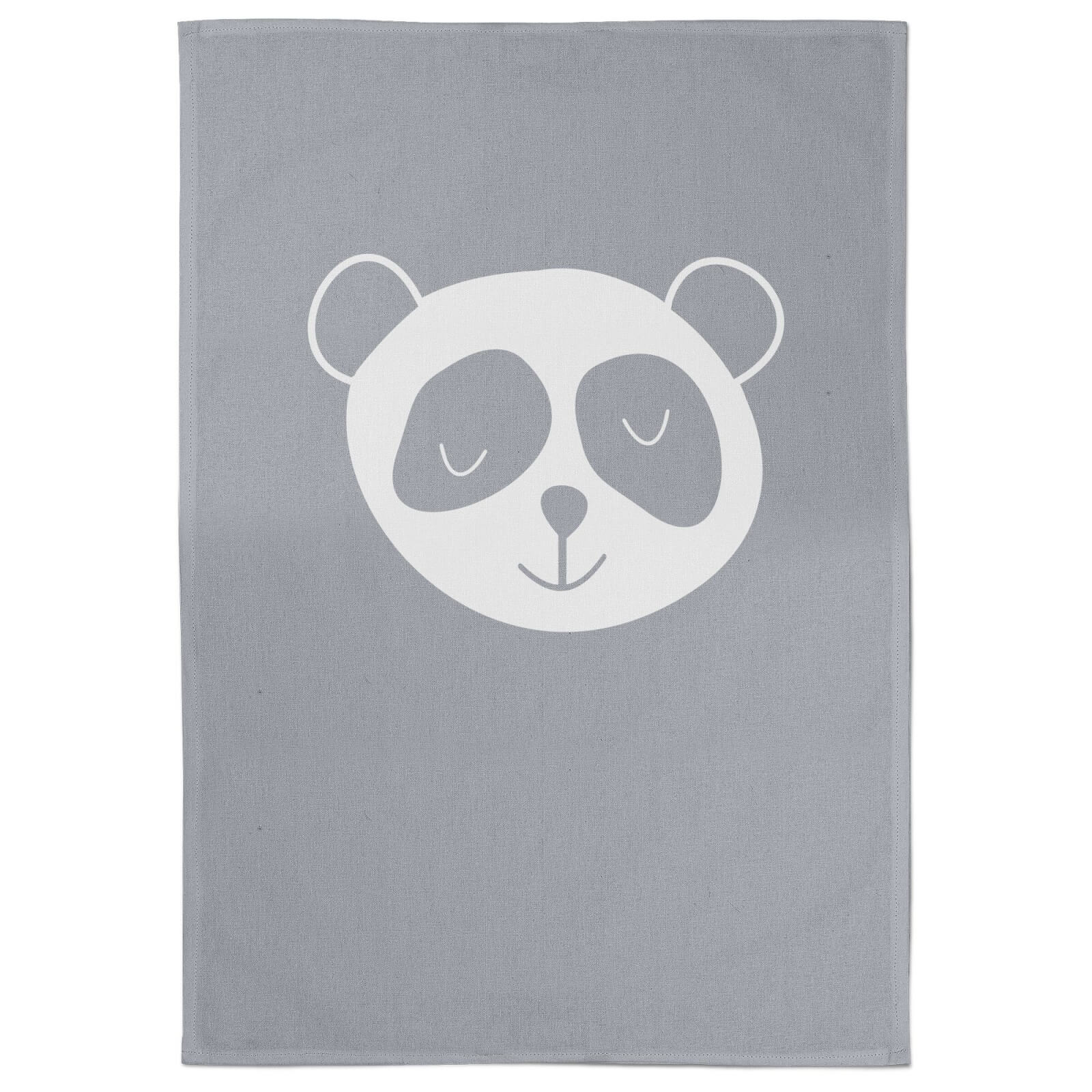 Panda Cotton Grey Tea Towel