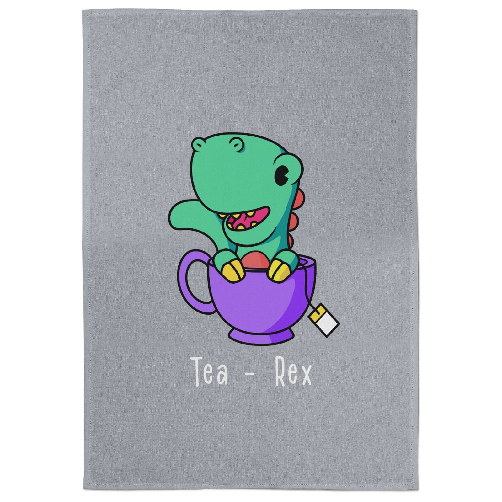 Tea - Rex Cotton Grey Tea Towel
