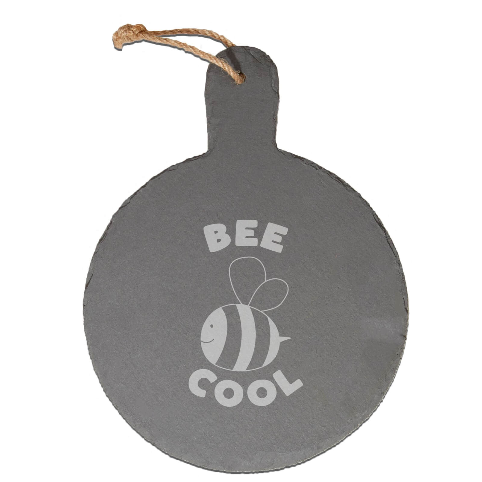 Bee Cool Engraved Slate Cheese Board