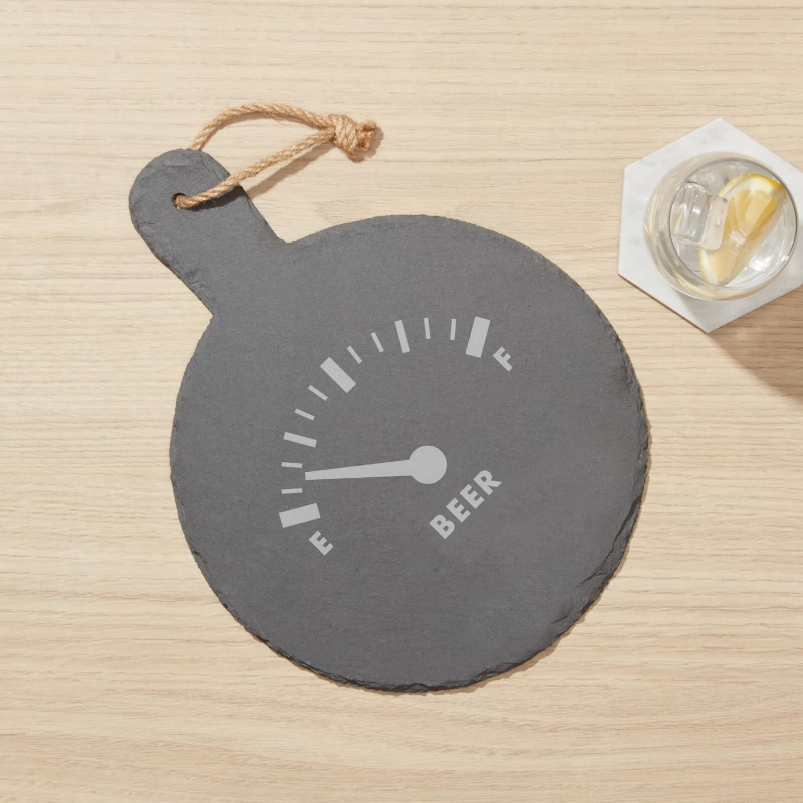 Beer Fuel Engraved Slate Cheese Board