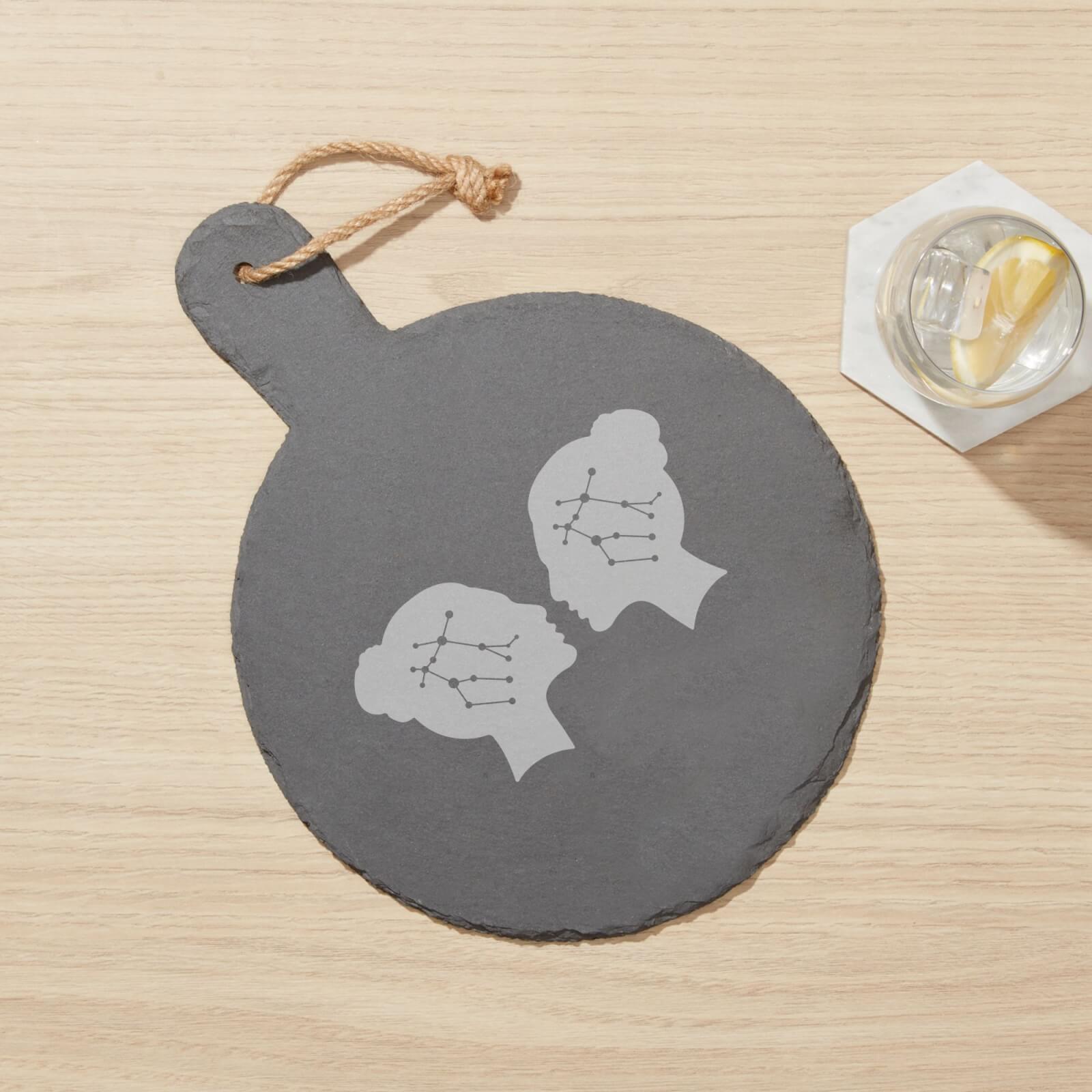 Gemini Engraved Slate Cheese Board