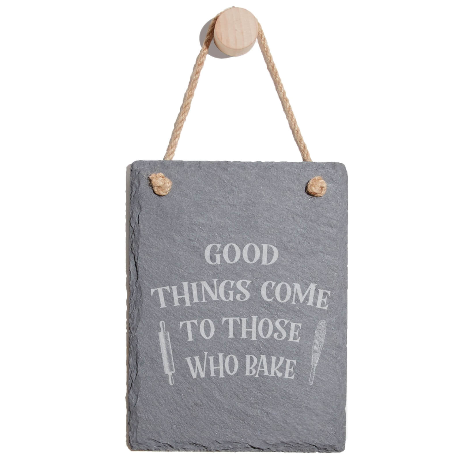 Good Things Engraved Slate Memo Board - Portrait