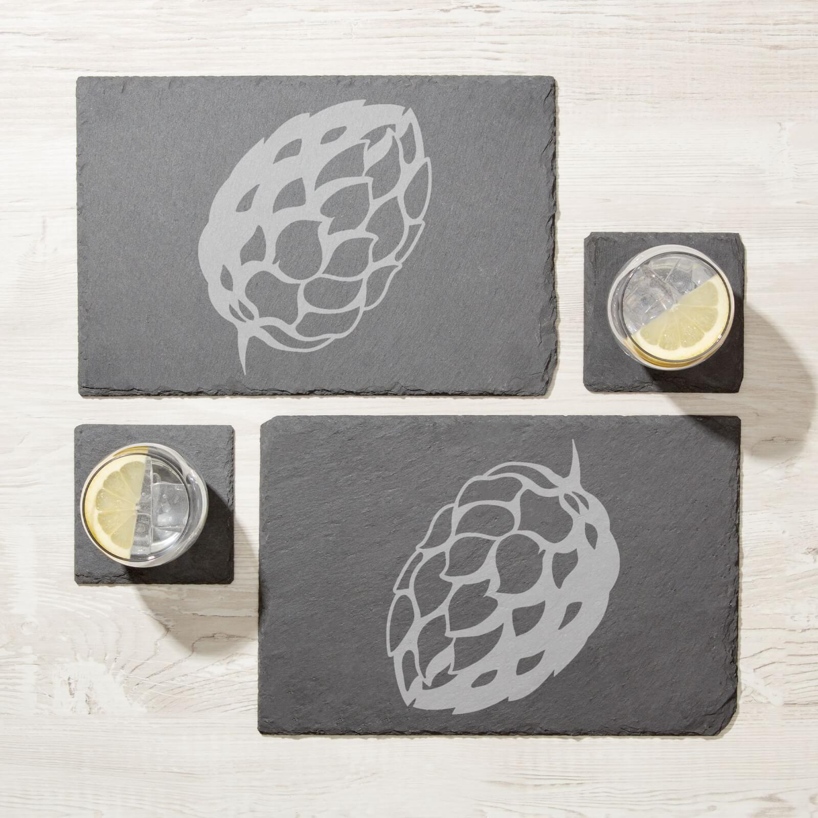Acorn Engraved Slate Placemat - Set of 2