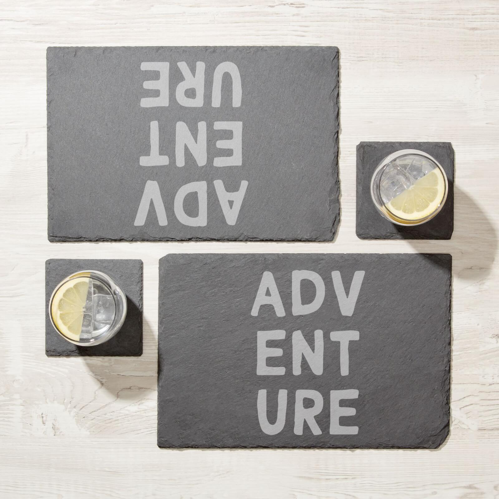 Adventure Engraved Slate Placemat - Set of 2