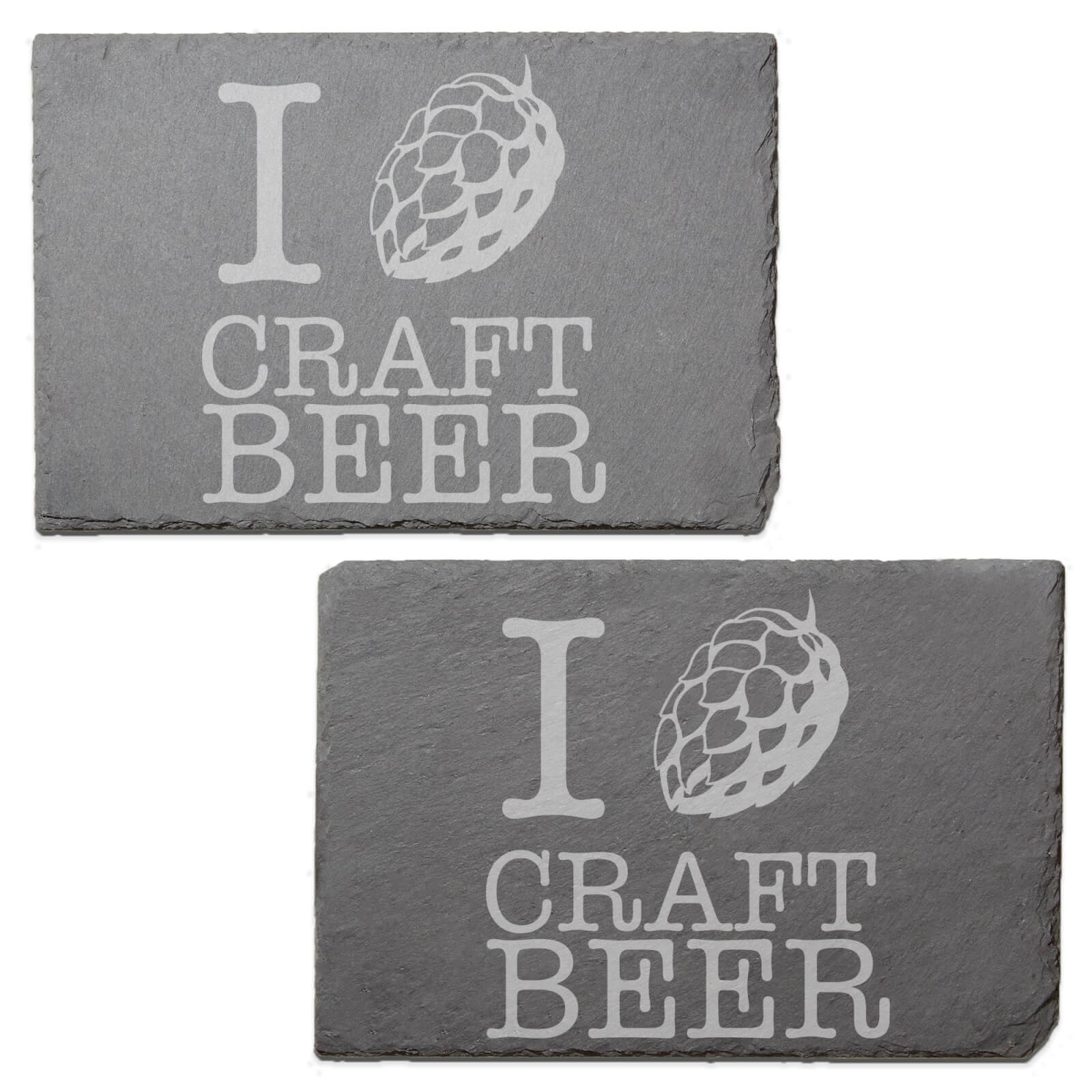 Craft Beer Engraved Slate Placemat - Set of 2