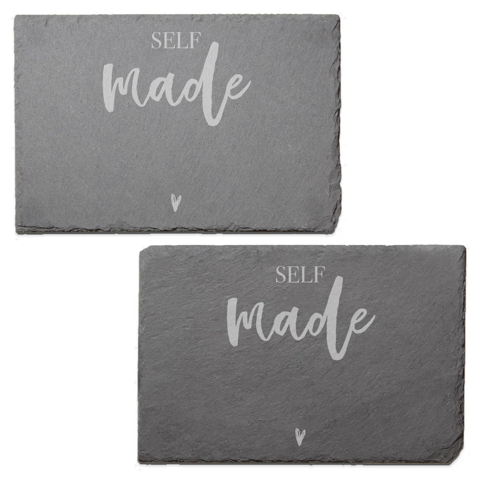Self Made Engraved Slate Placemat - Set of 2