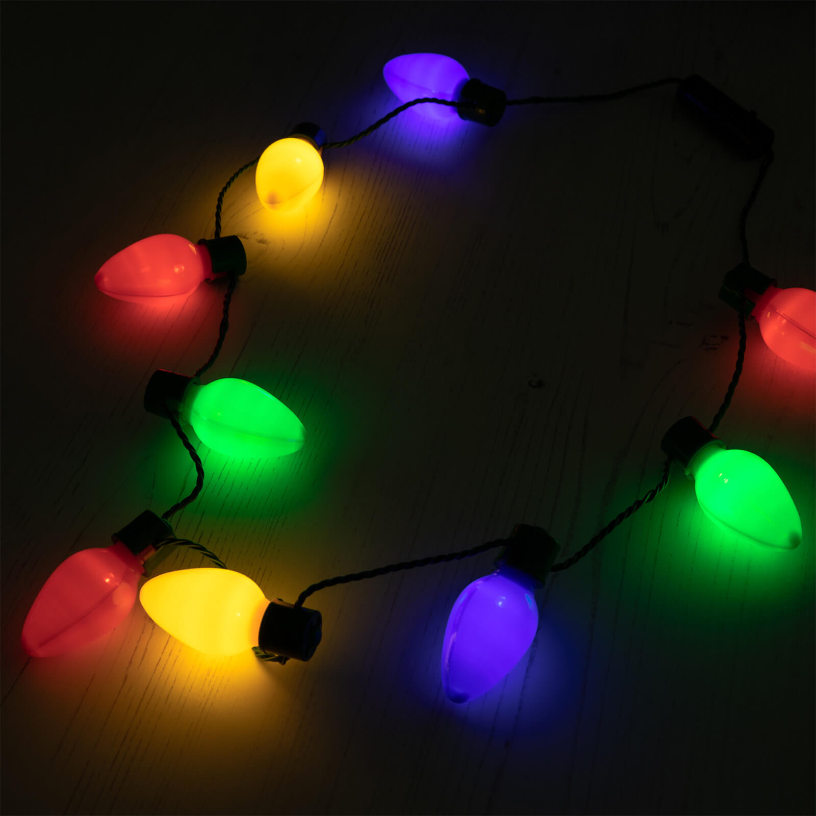 WotNot Creations Light Up Christmas Necklace