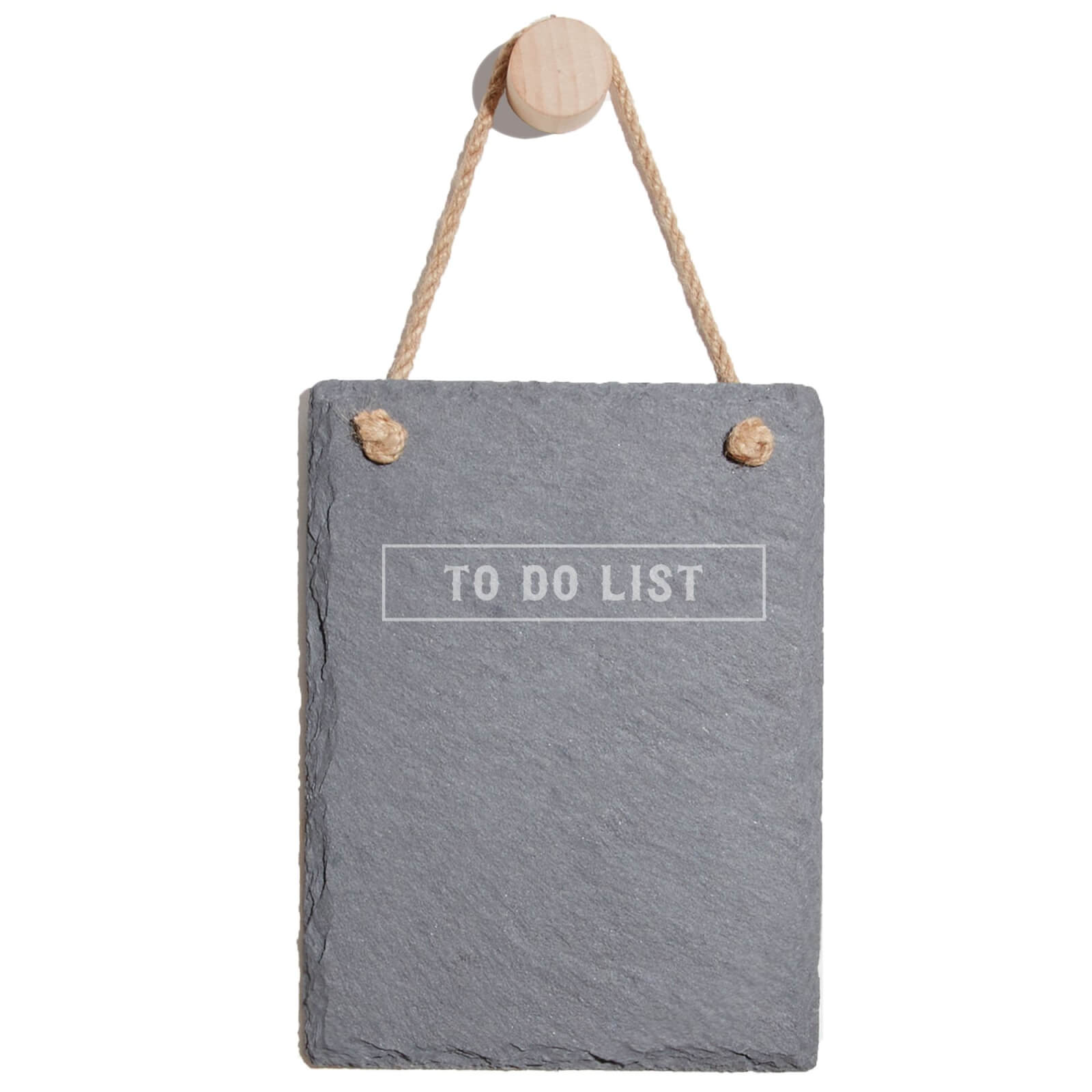 To Do List Engraved Slate Memo Board - Portrait