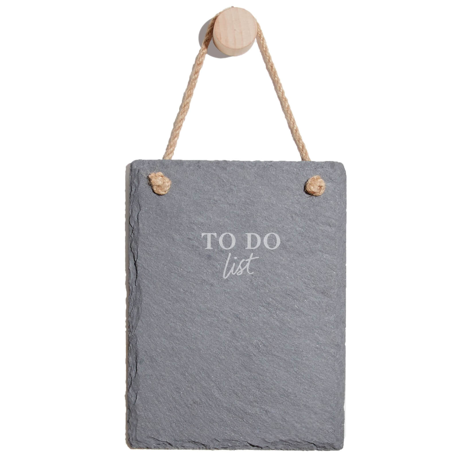 To Do List Engraved Slate Memo Board - Portrait