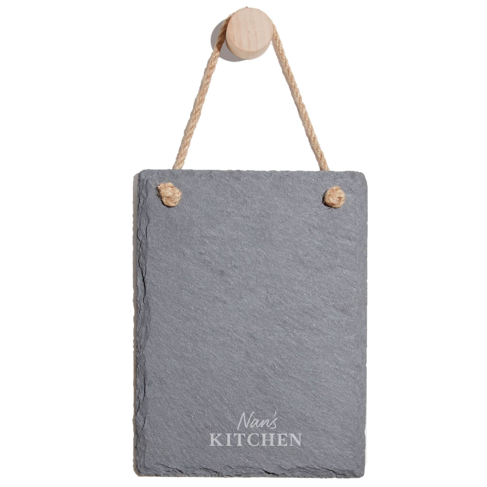 Nan's Kitchen Engraved Slate Memo Board - Portrait