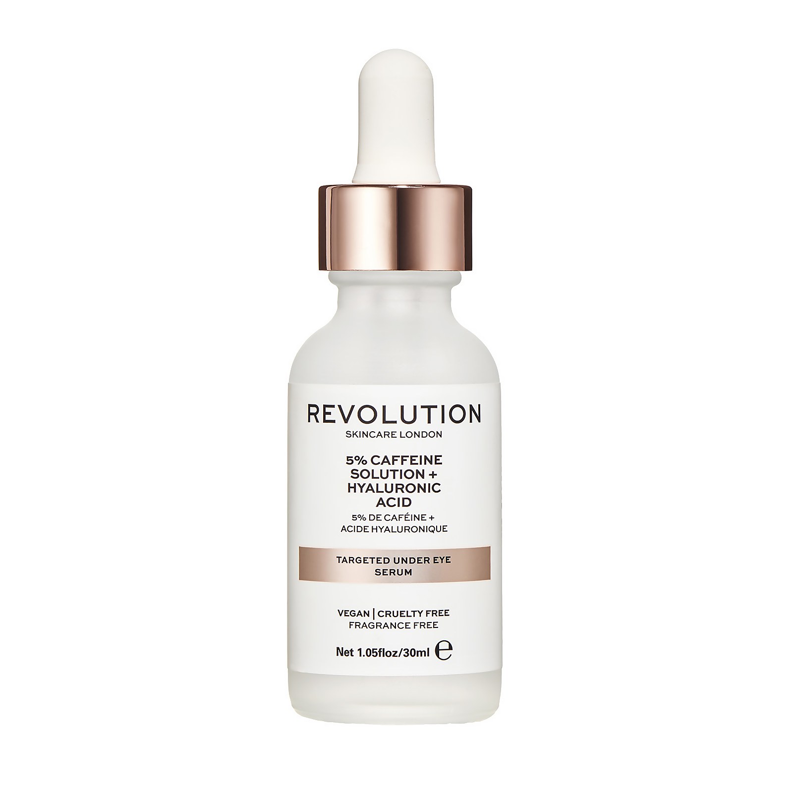 Revolution Beauty Targeted Under Eye Serum - 5% Caffeine + Hyaluronic Acid Serum