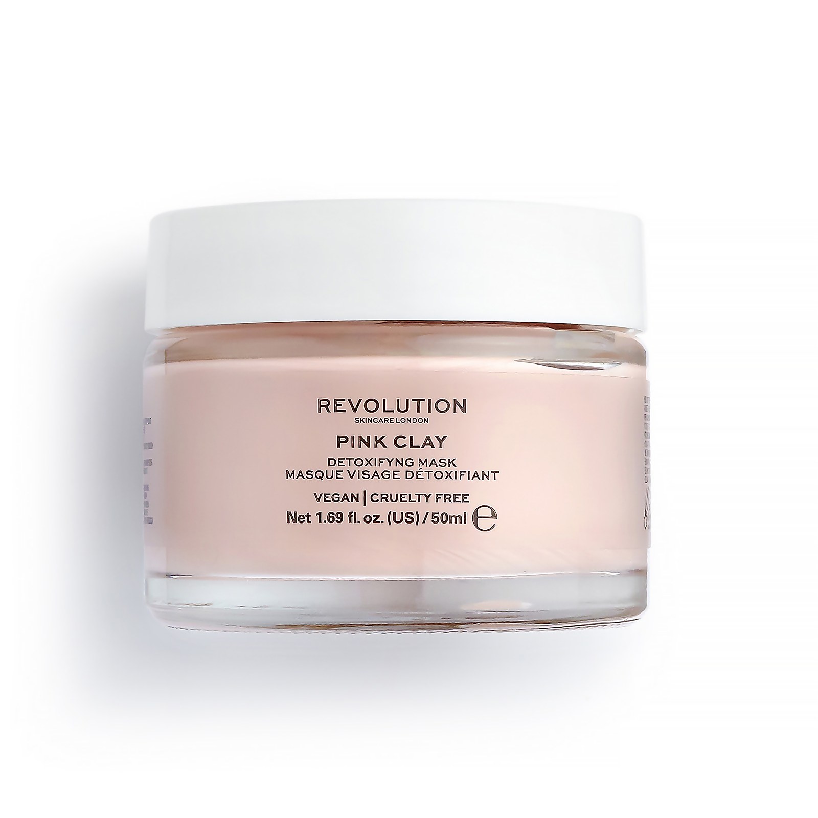 revolution skincare pink clay detoxifying face mask donna