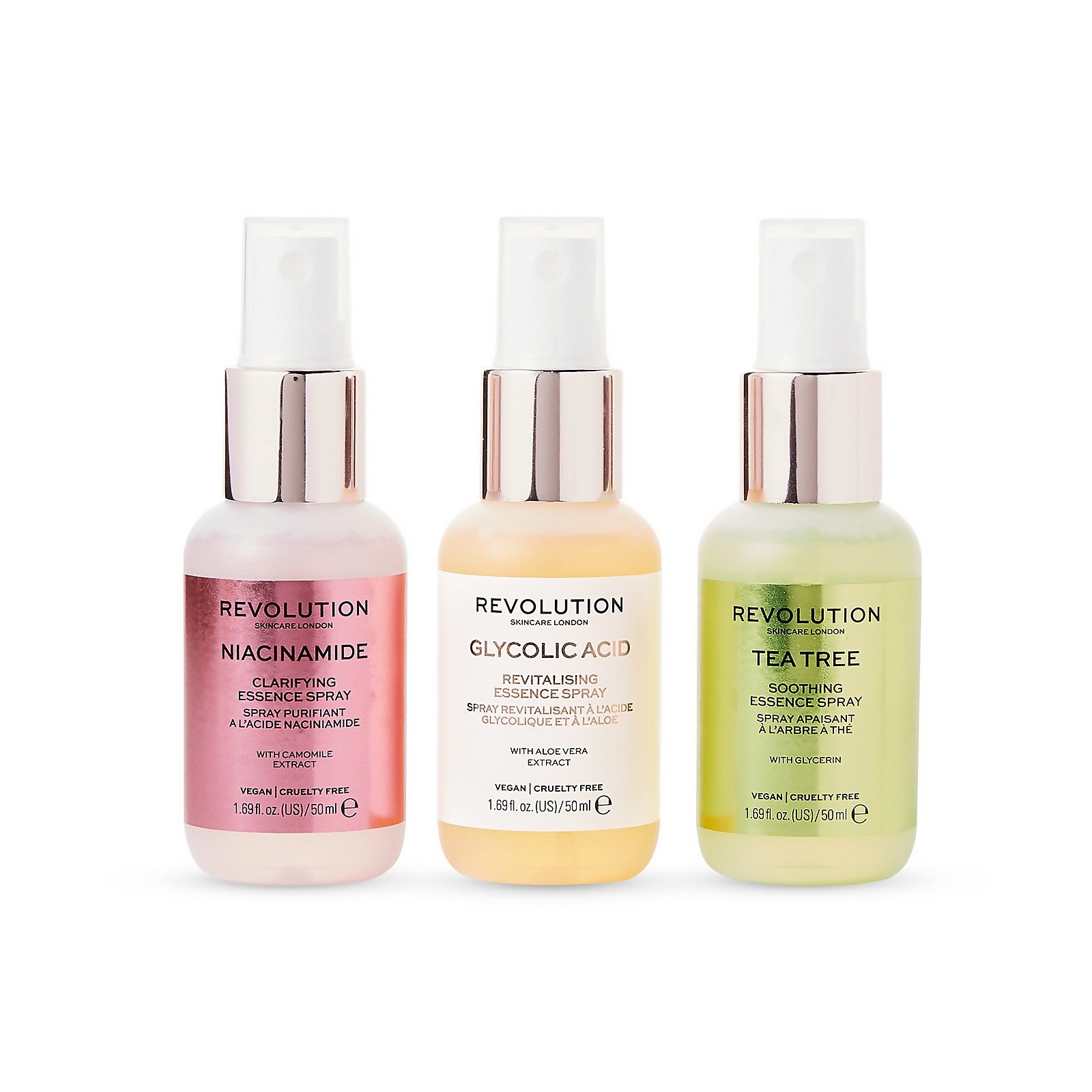 Revolution Skincare Mini Essence Spray Collection: So Soothing