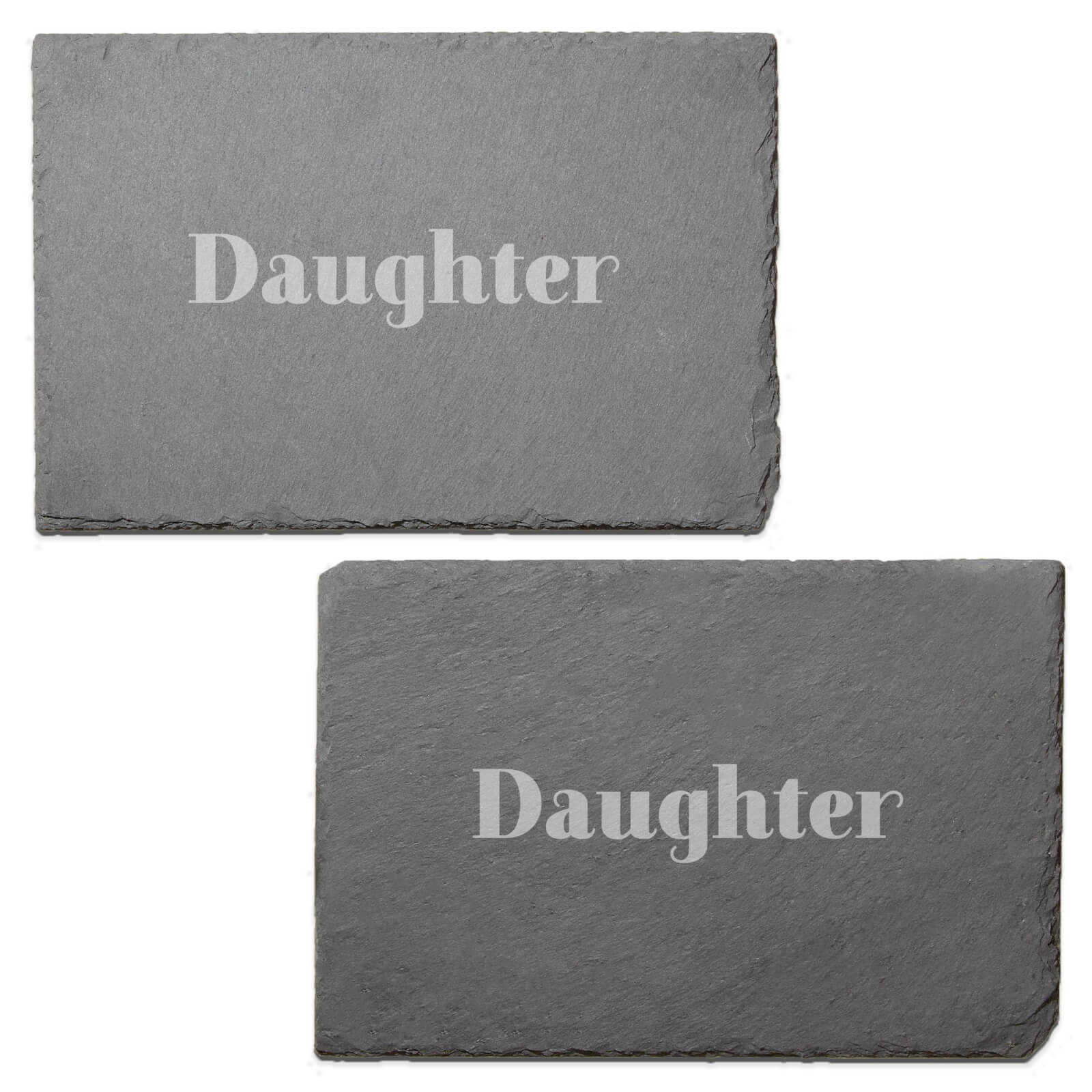 Daughter Engraved Slate Placemat - Set of 2