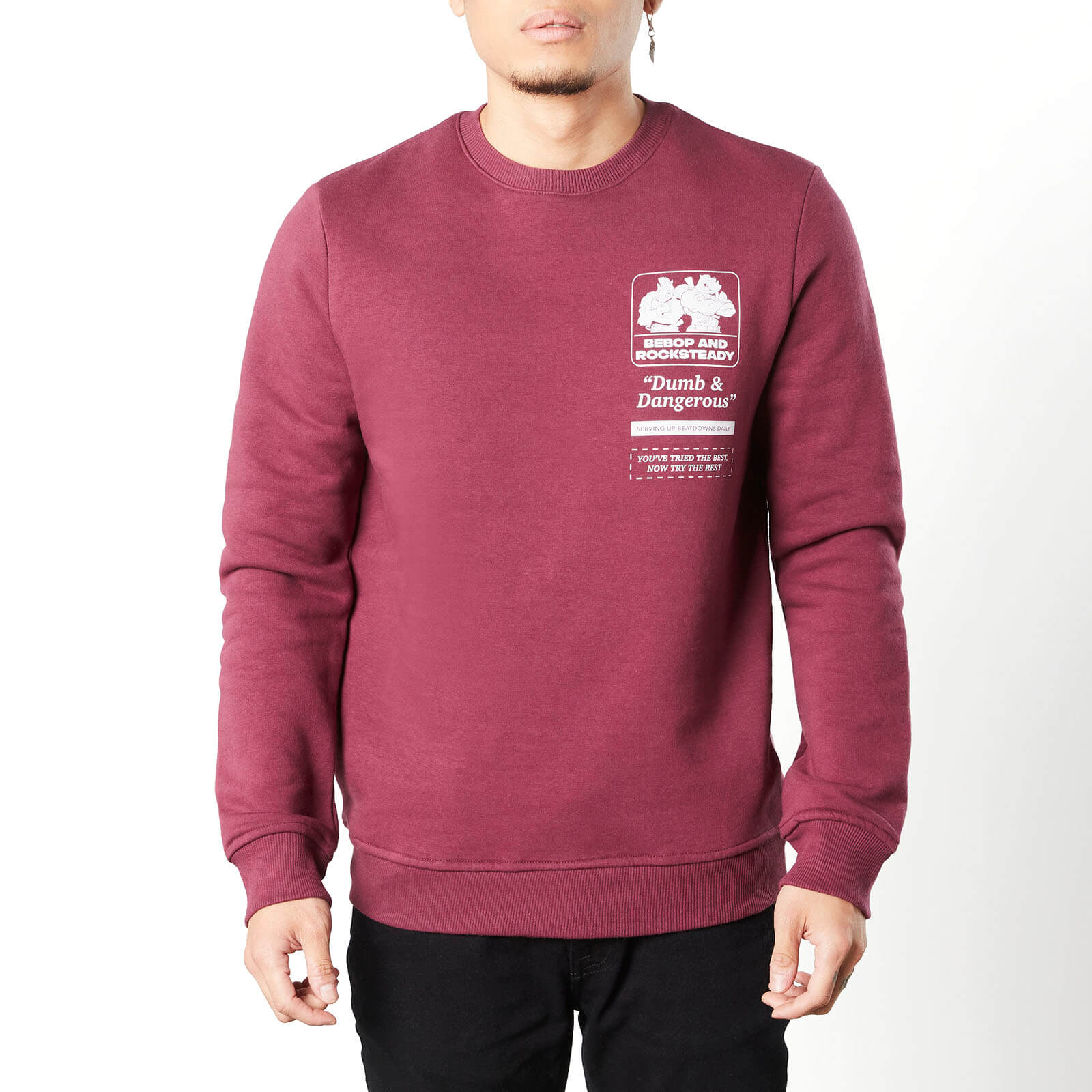 

Felpa Tartarughe Ninja Bebop And Rocksteady - Bordeaux - XXL - Burgundy