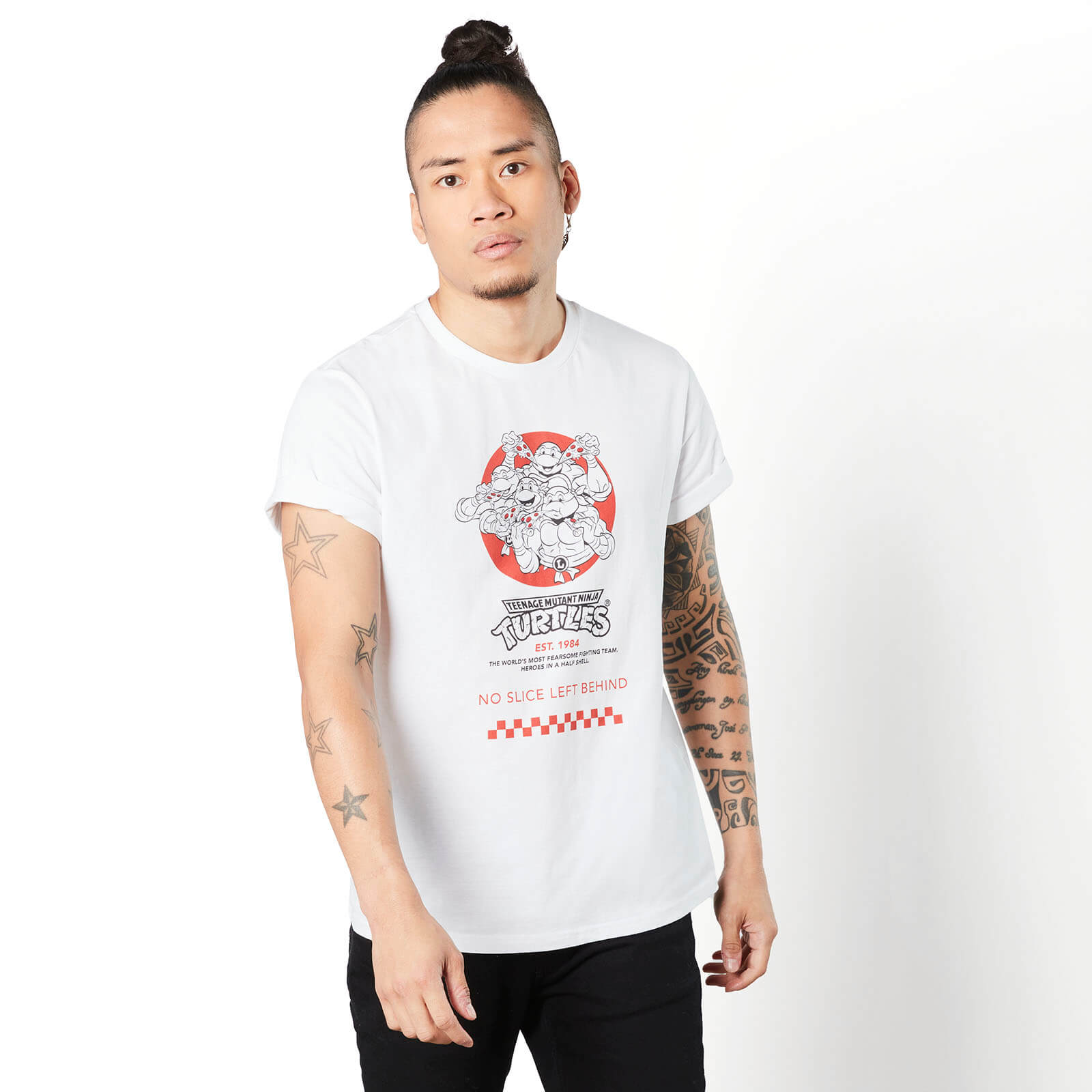 

T-Shirt Tartarughe Ninja By The Slice - Bianco - Unisex - XXL