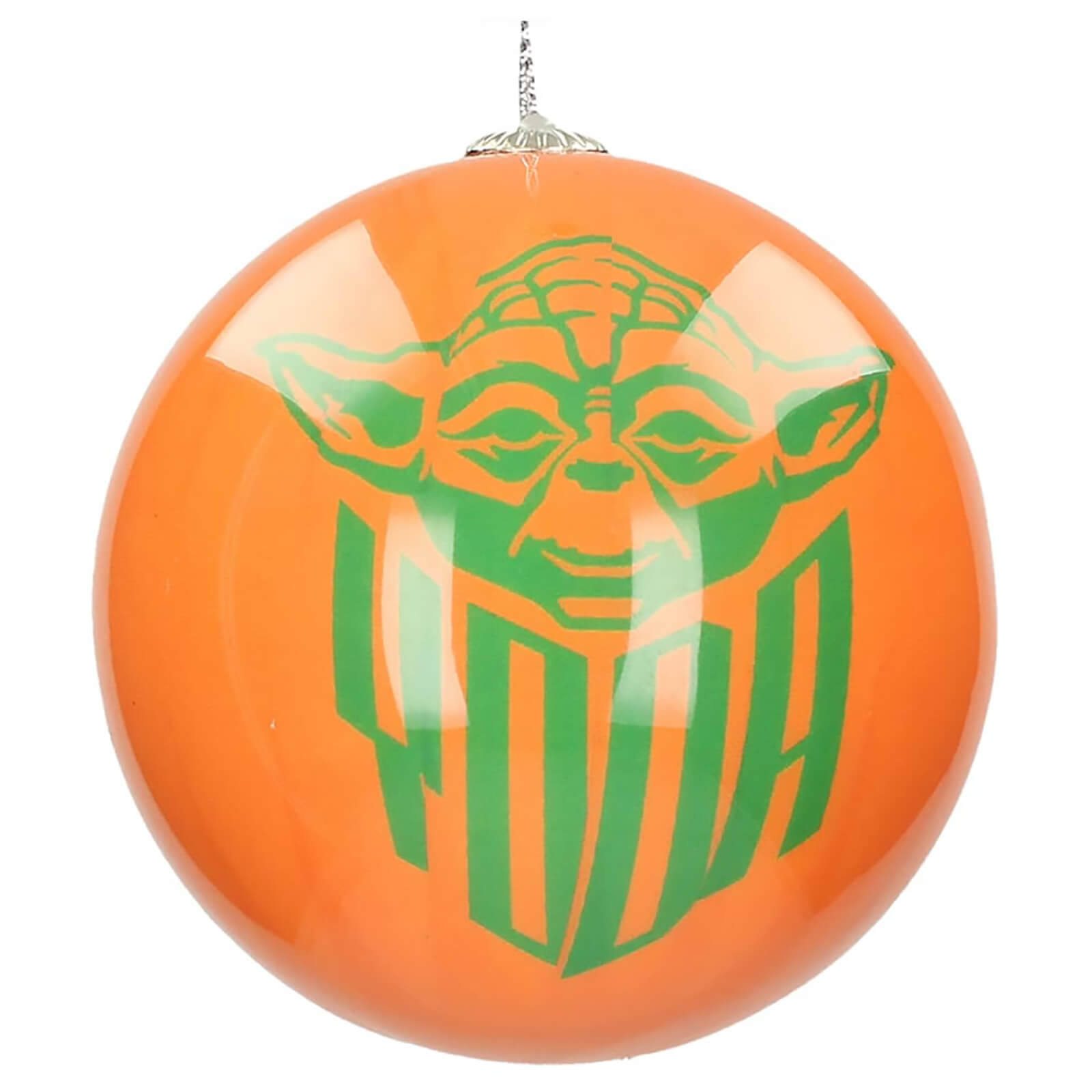Star Wars Christmas Bauble - Yoda and Logo