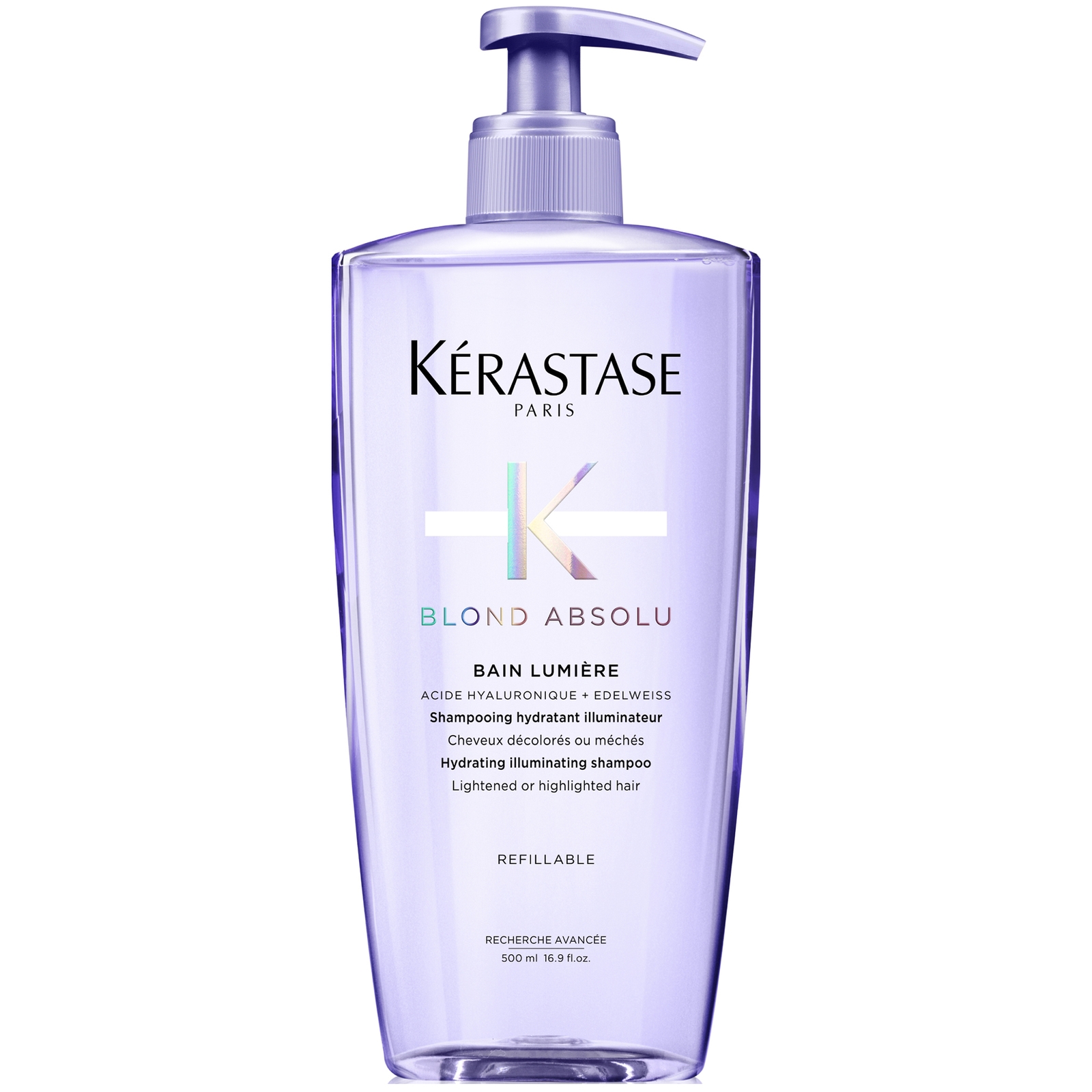 Kerastase Kérastase Blond Absolu Bain Lumière Refillable Shampoo 500ml For Blonde Hair