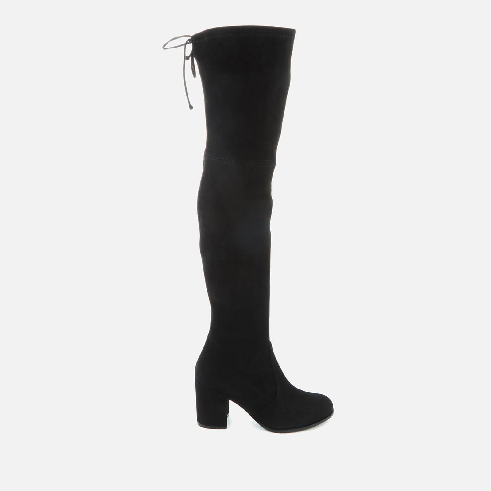 Stuart Weitzman Women's Tieland Suede Over The Knee Heeled Boots - Black - UK 8