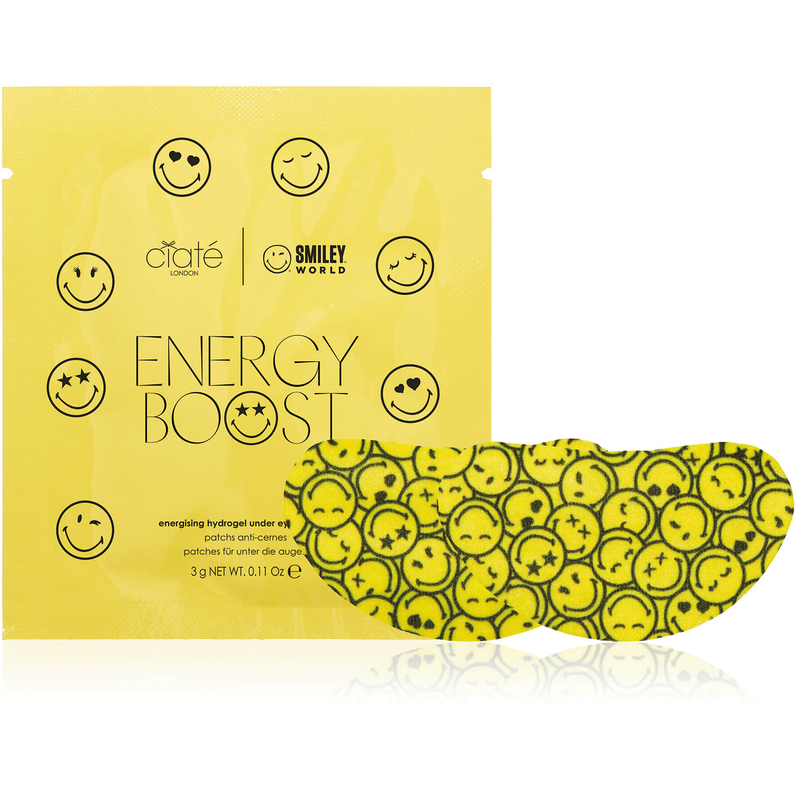 

Ciaté London Smiley Energy Boost Revitalising Eye Patches 6 x 3g