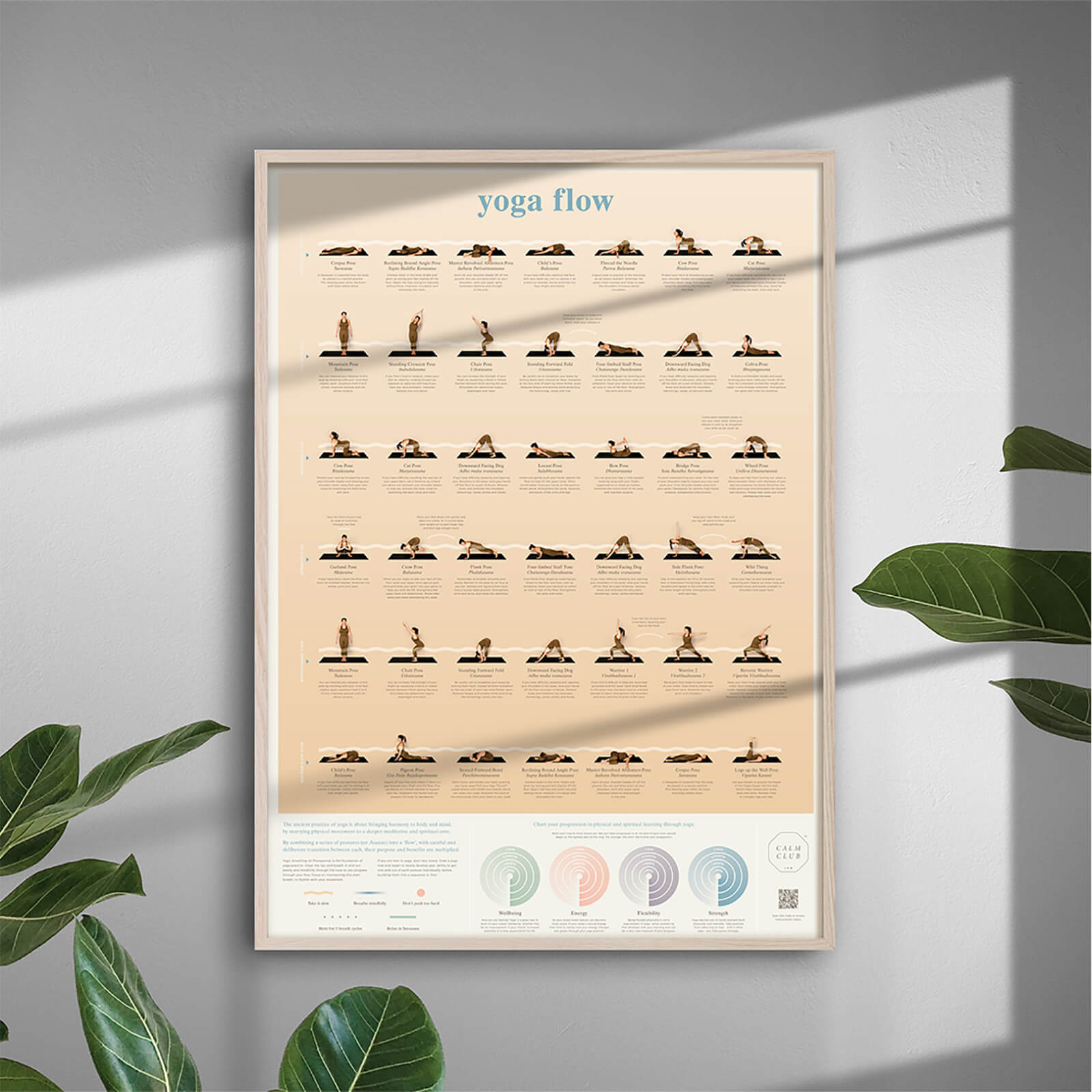 Click to view product details and reviews for Calm Club Yoga Flow Poster.