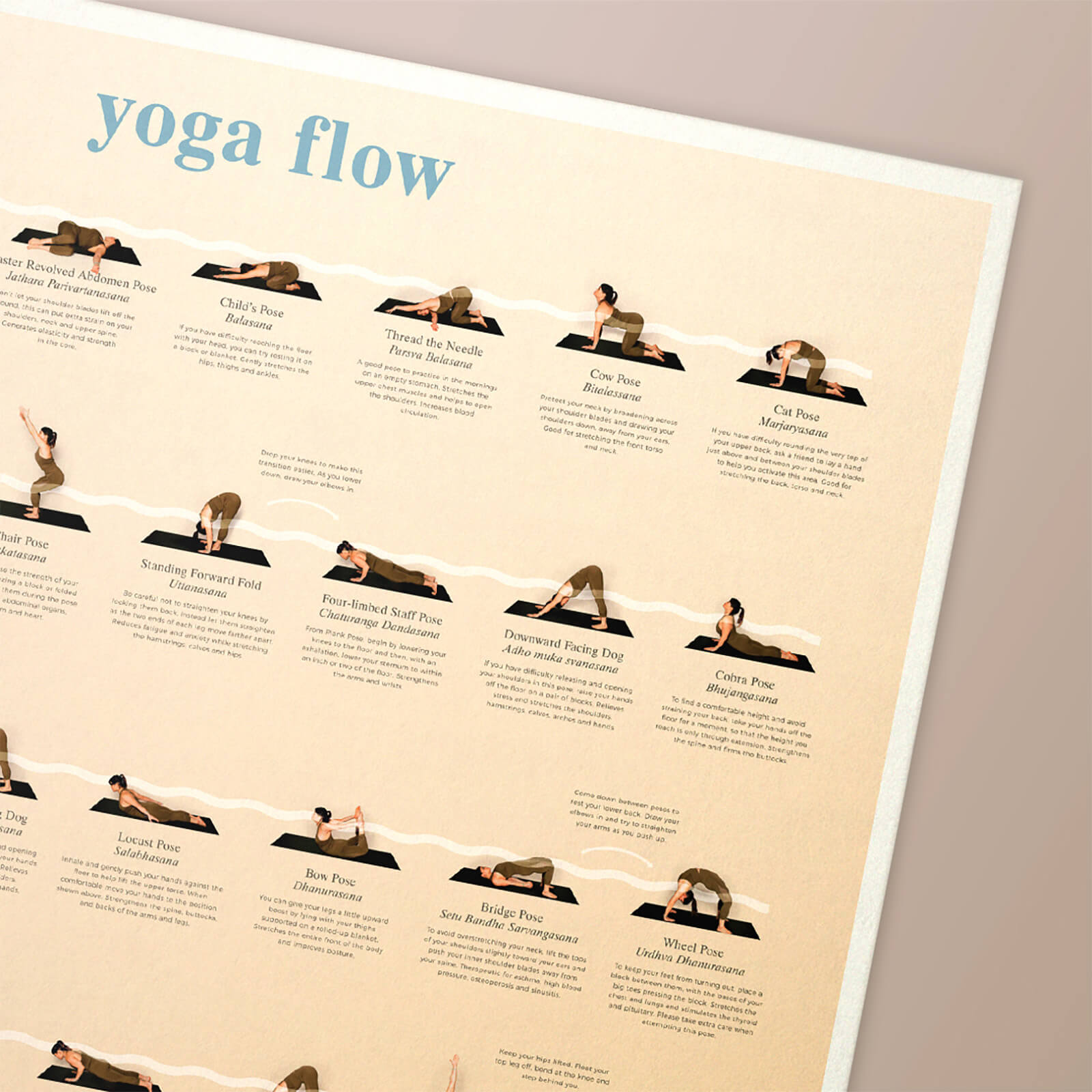 Calm Club Yoga Flow Poster