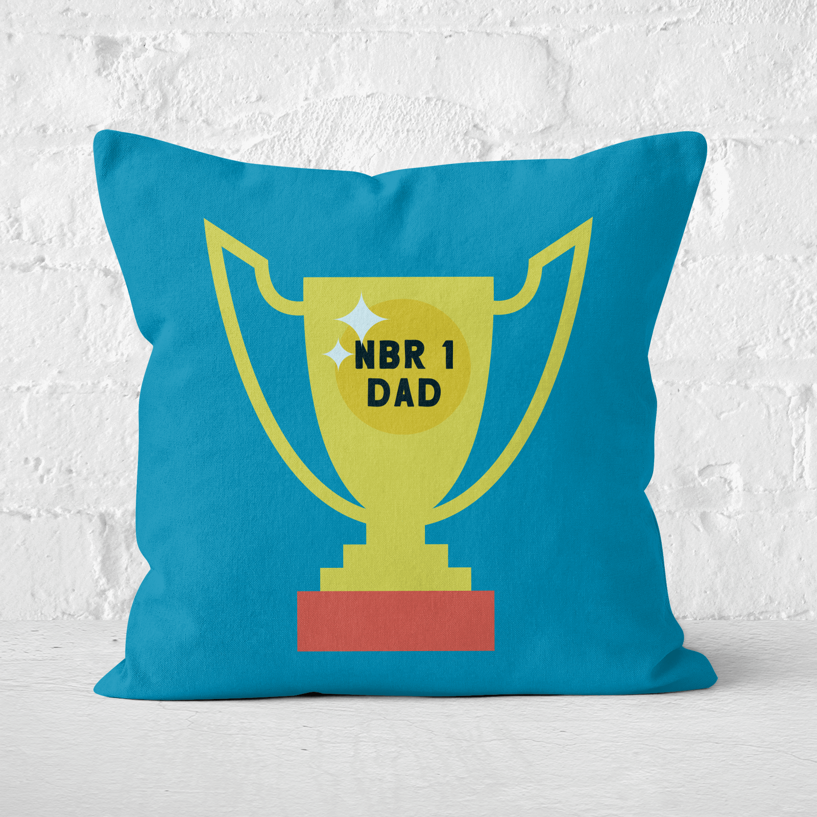 Nbr 1 Dad Cup Square Cushion - 60x60cm - Soft Touch
