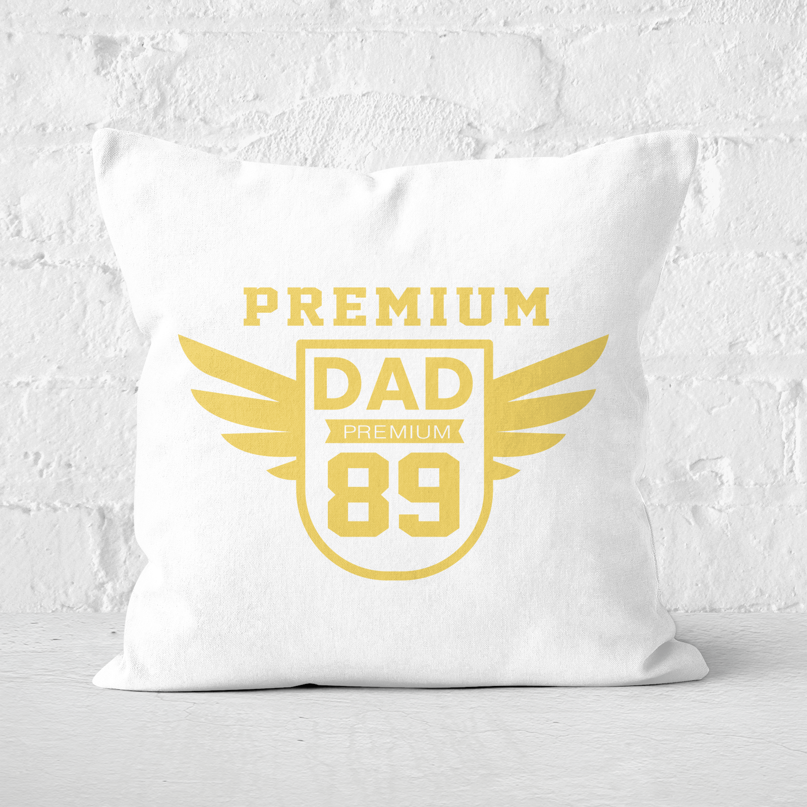 Premium Dad Square Cushion - 60x60cm - Soft Touch
