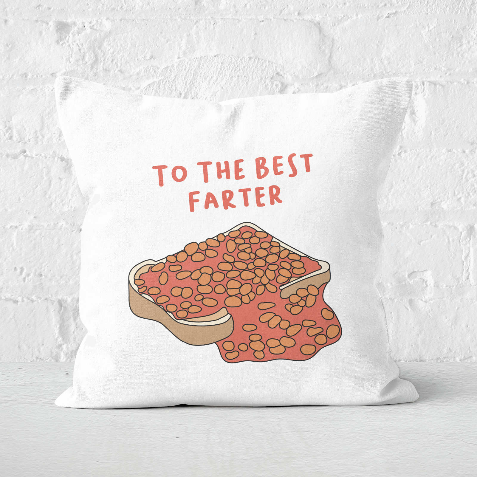 To The Best Farter Square Cushion - 60x60cm - Soft Touch