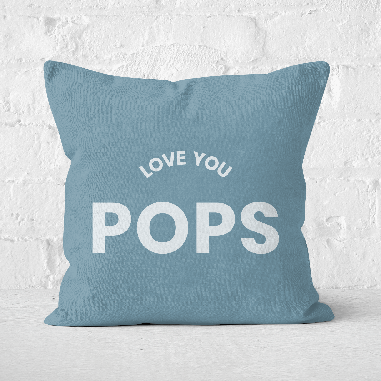 Love You Pops Square Cushion - 60x60cm - Soft Touch