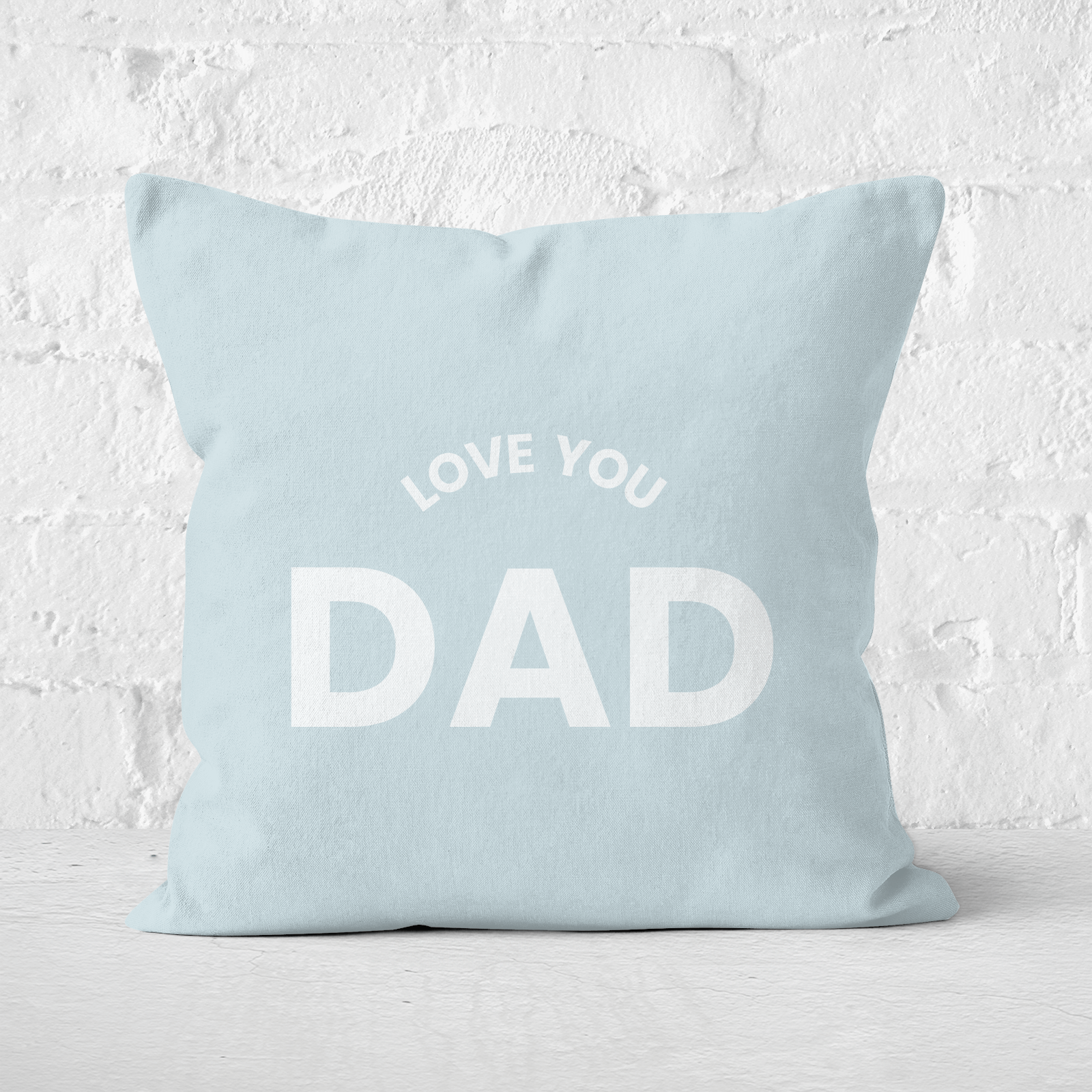 Love You Dad Square Cushion - 40x40cm - Soft Touch