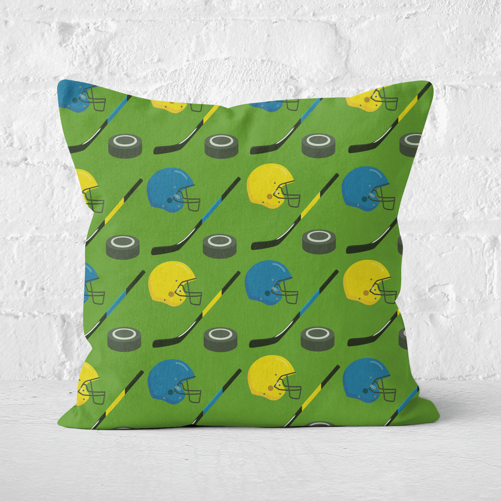 Hockey Square Cushion - 60x60cm - Soft Touch