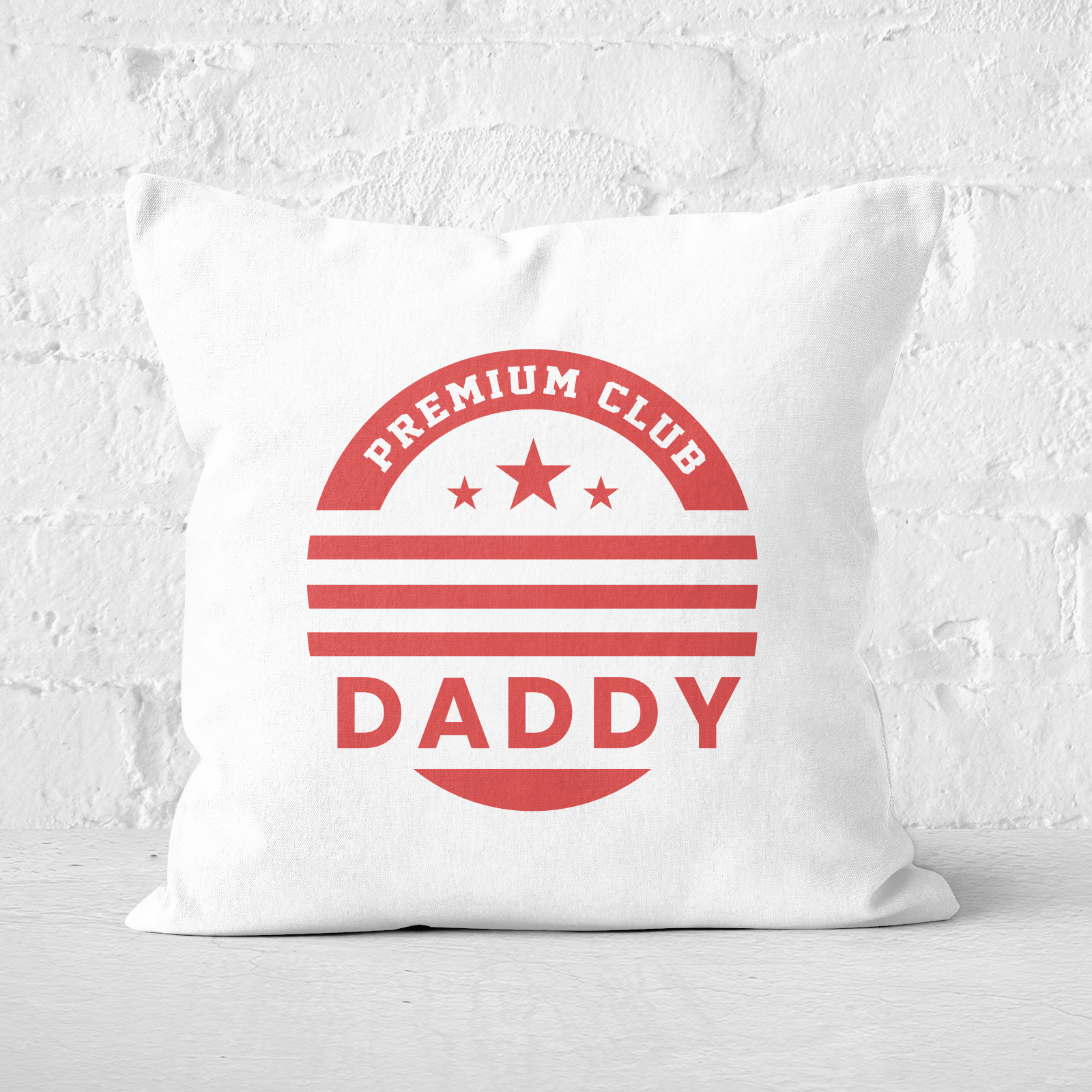 Premium Club Daddy Square Cushion - 60x60cm - Soft Touch