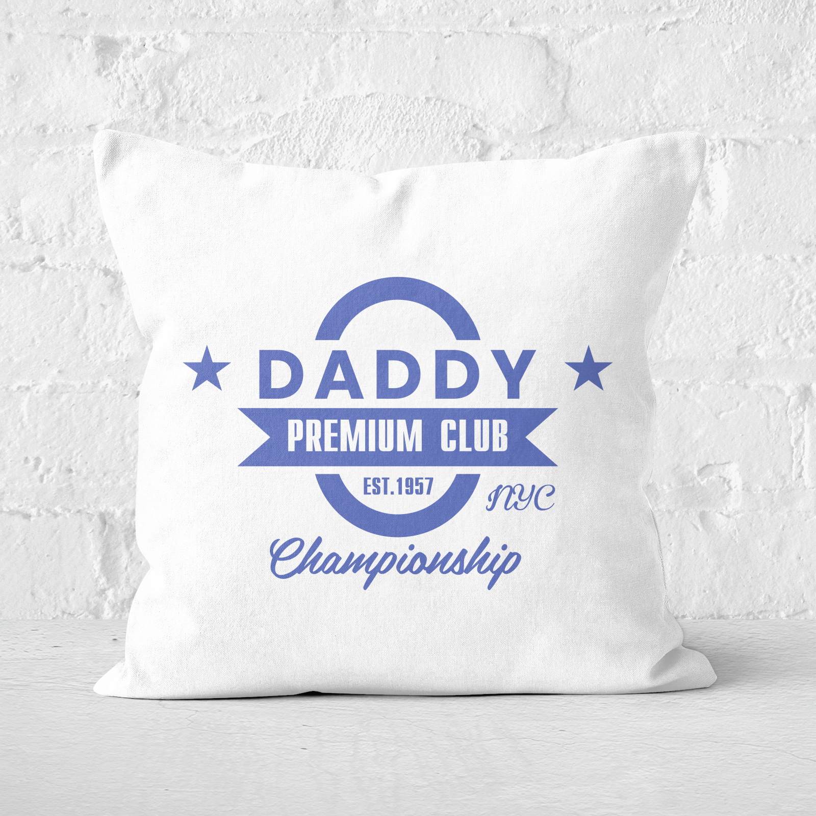 Daddy Premium Club Championship Square Cushion - 60x60cm - Soft Touch