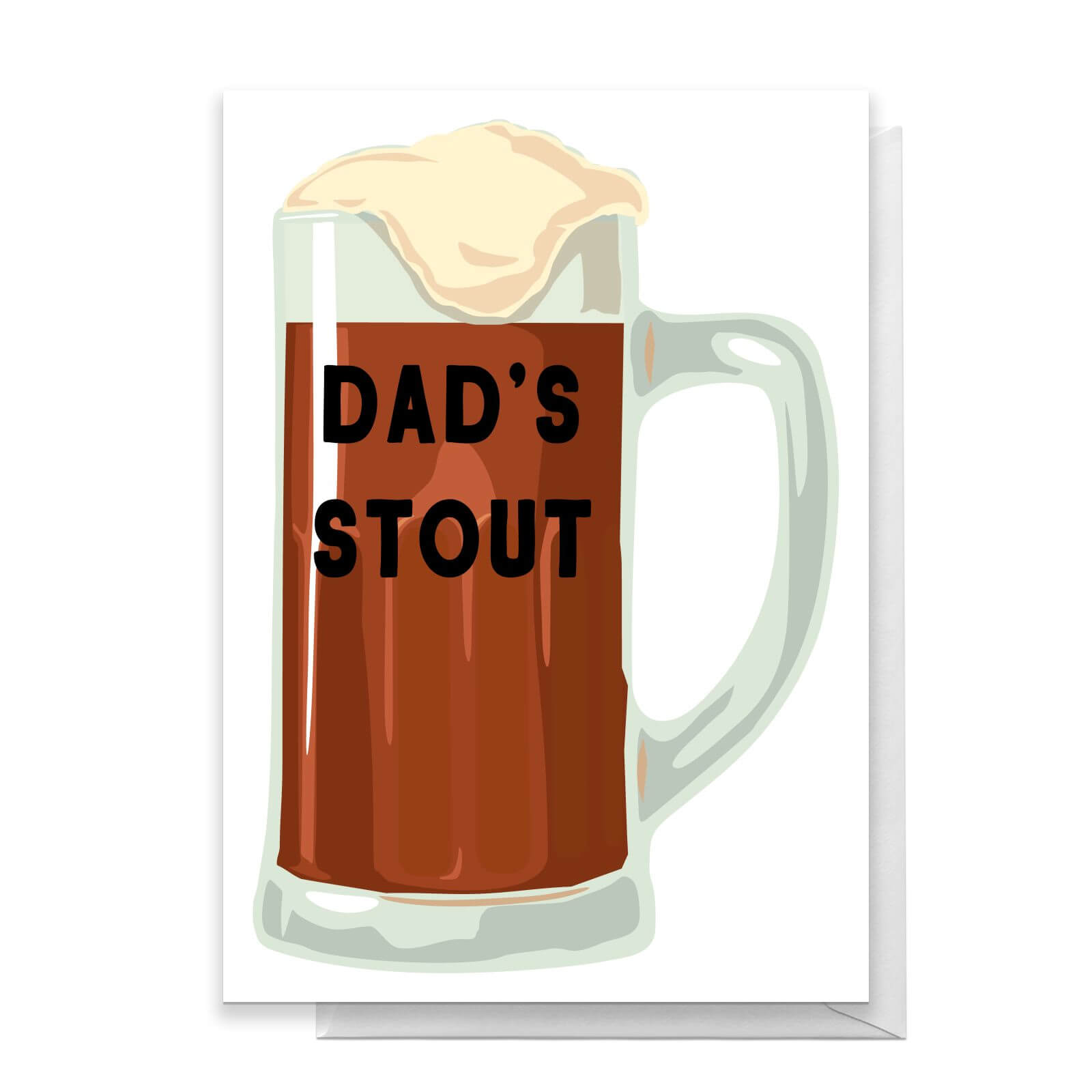 Dad's Stout Greetings Card - Standard Card