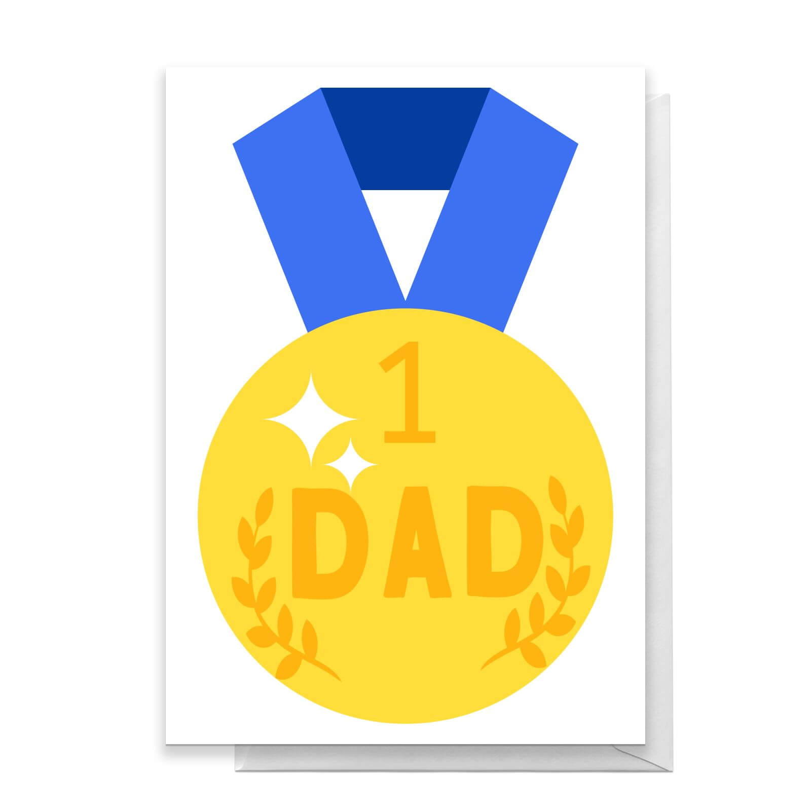 Nbr 1 Medal Greetings Card - Standard Card