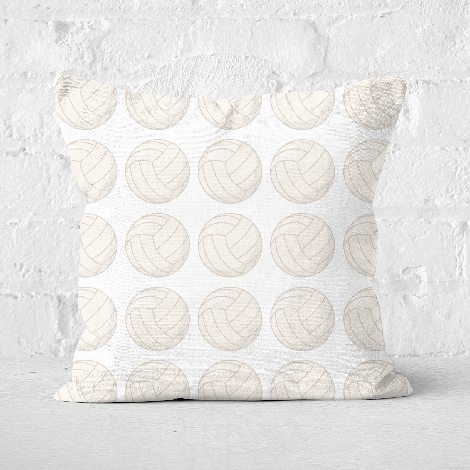 Volleyball Square Cushion - 60x60cm - Soft Touch